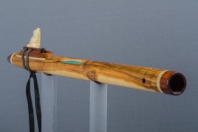 Texas Ebony Native American Flute, Minor, Low D-3, #J34F (6)